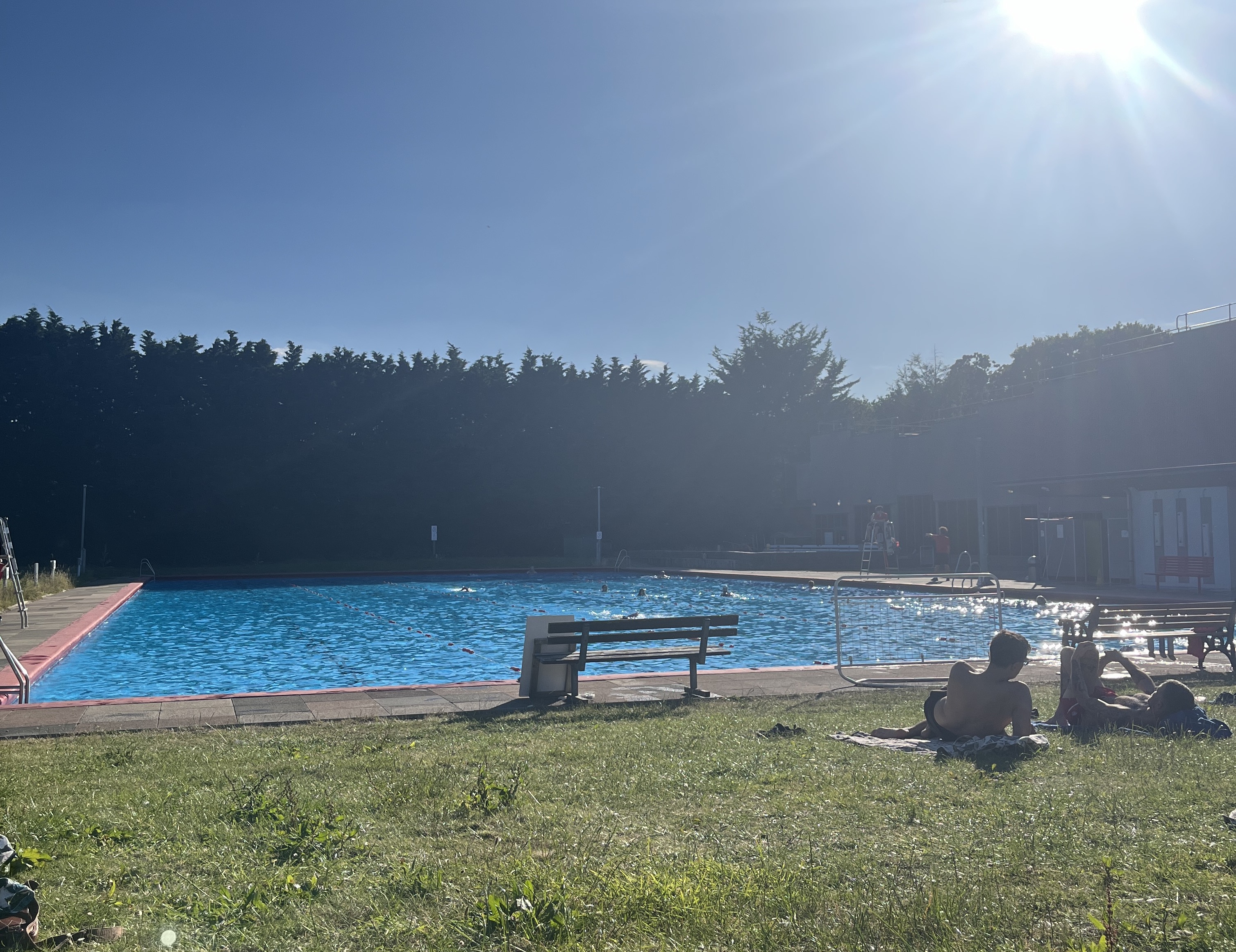 First swim at the lido this year - idyllic London life?